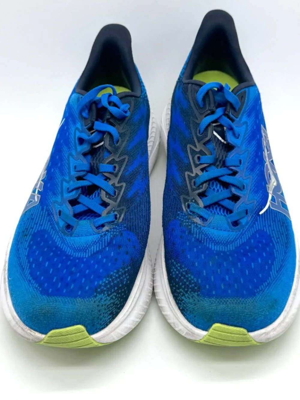 Hoka Mach 6 Mens Running Shoes Size 10 D Blue GUC Activewear 1147790-ECC